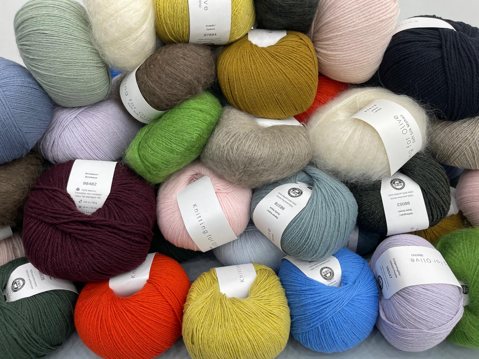 Most Beautifull yarns from Knitting for Olive