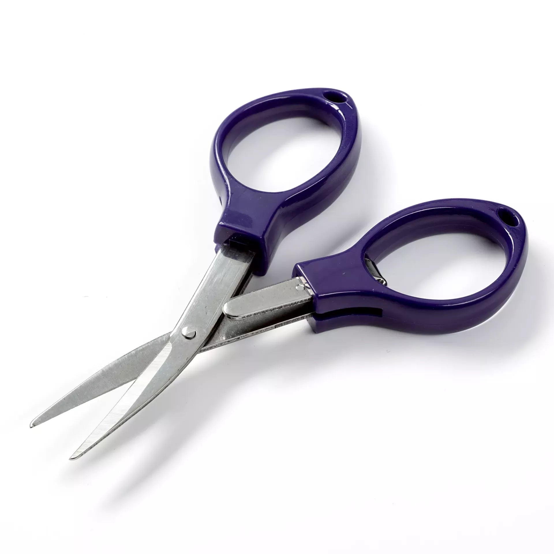 Prym Foldable Scissors – Dark Violet Handle | 10 cm Travel Scissors
