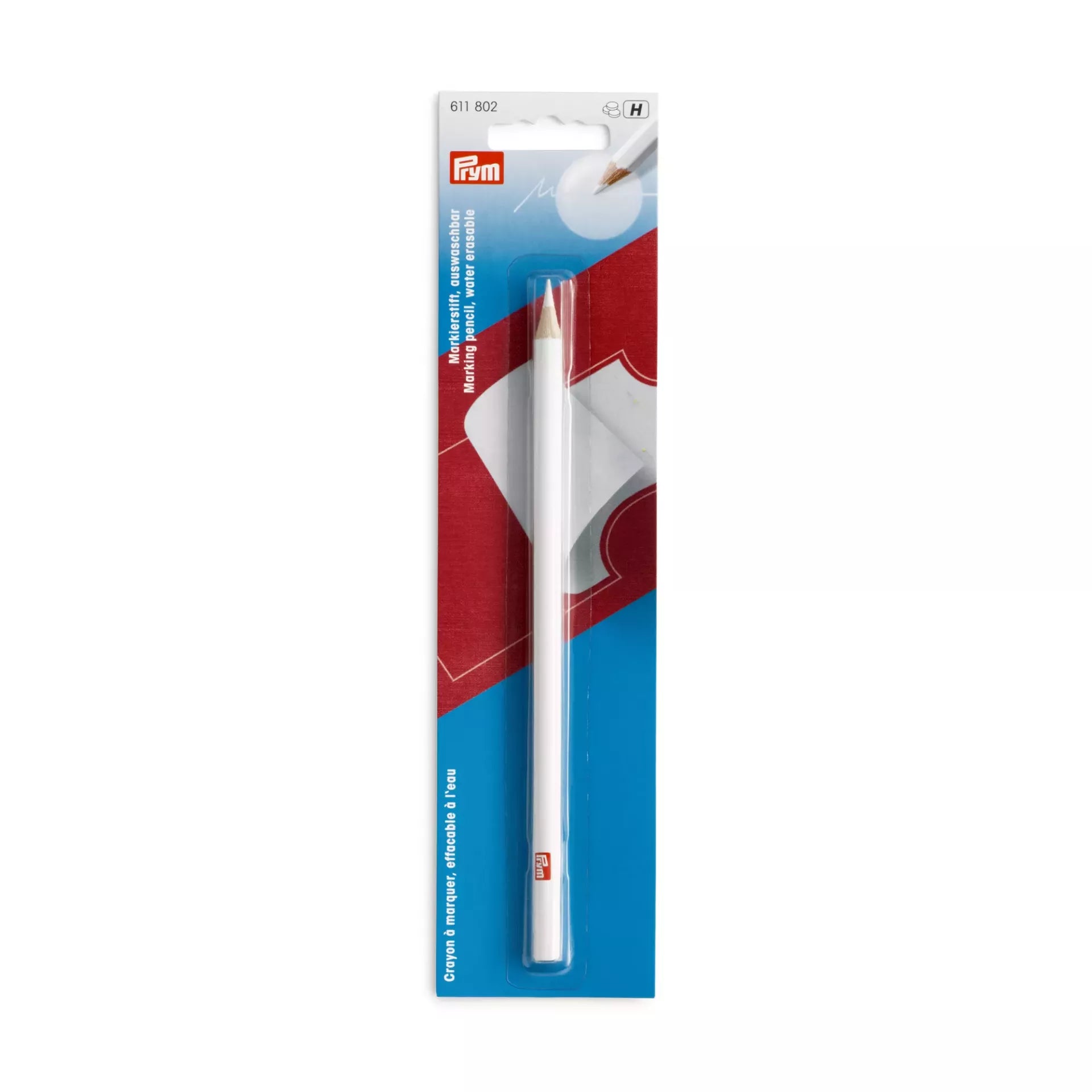 Prym Fabric Marker Pen – Prym White Water-Erasable for Dark Fabrics