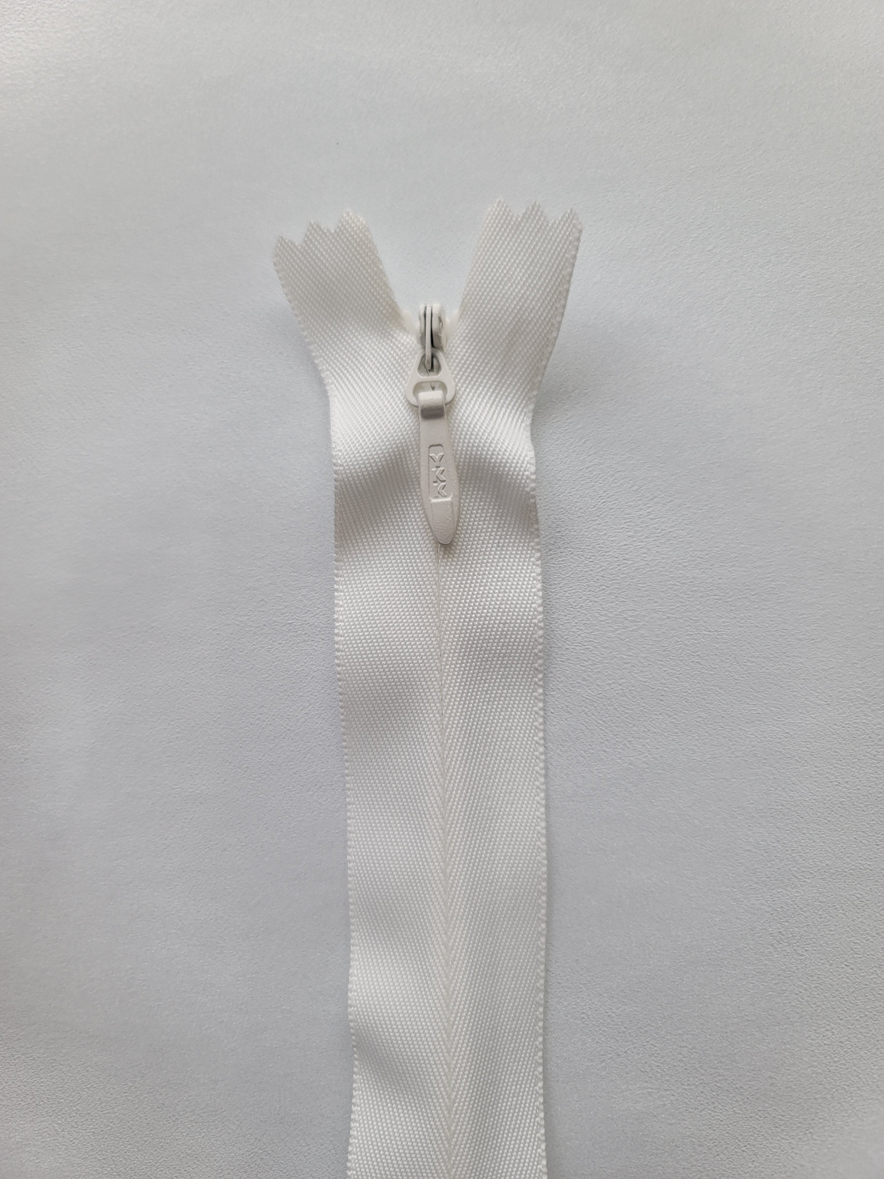 YKK Invisible Closed Ended Zipper – 60cm Length, Polyester Material