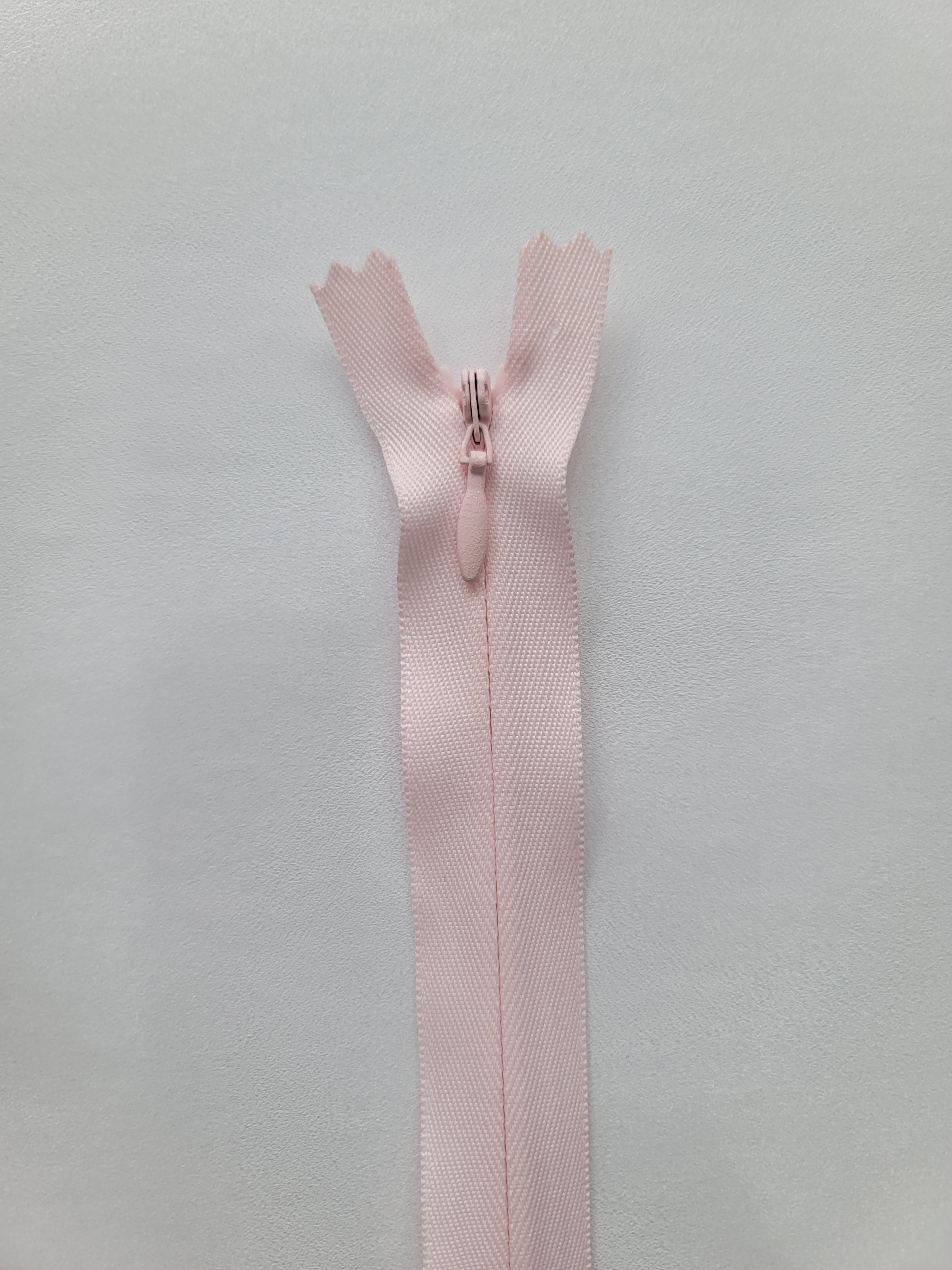 YKK Invisible Closed Ended Zipper – 60cm Length, Polyester Material