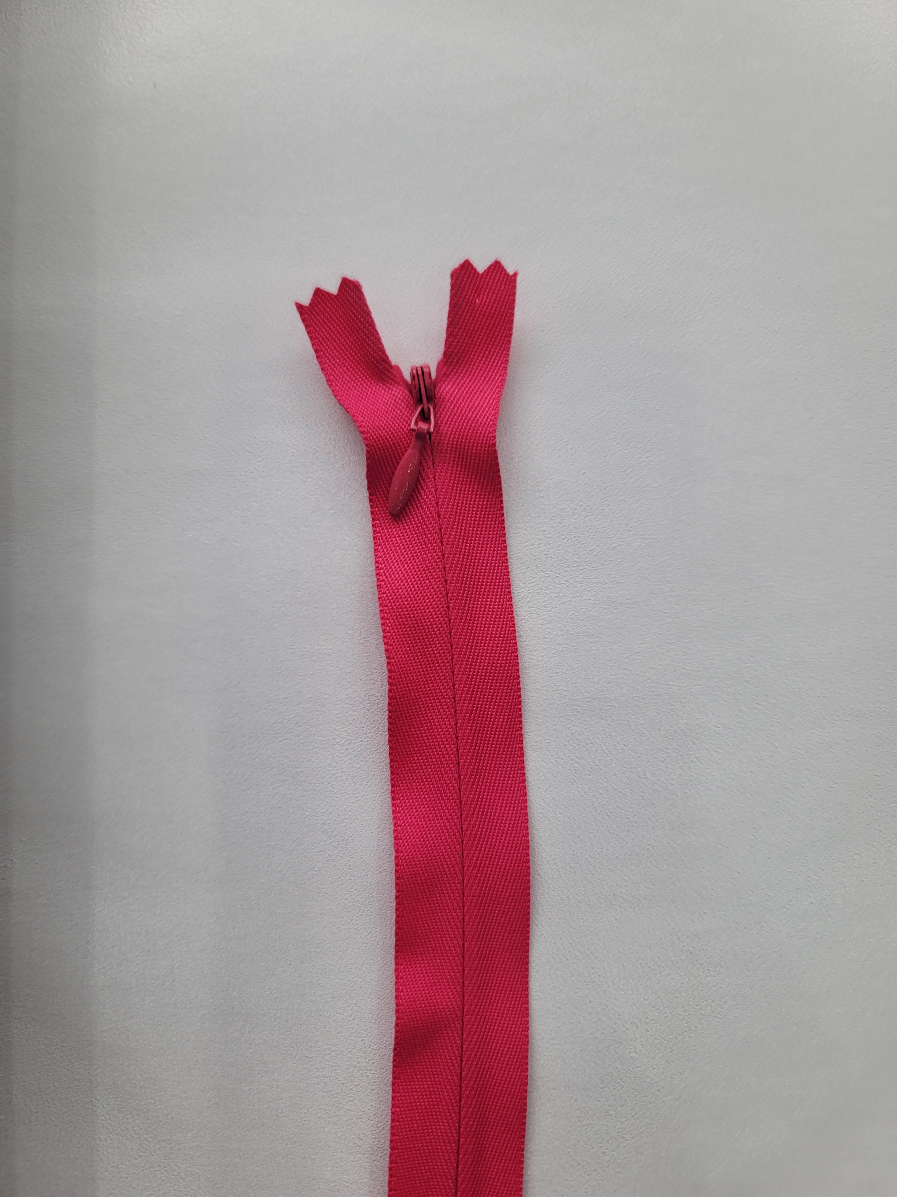 YKK Invisible Closed Ended Zipper – 60cm Length, Polyester Material