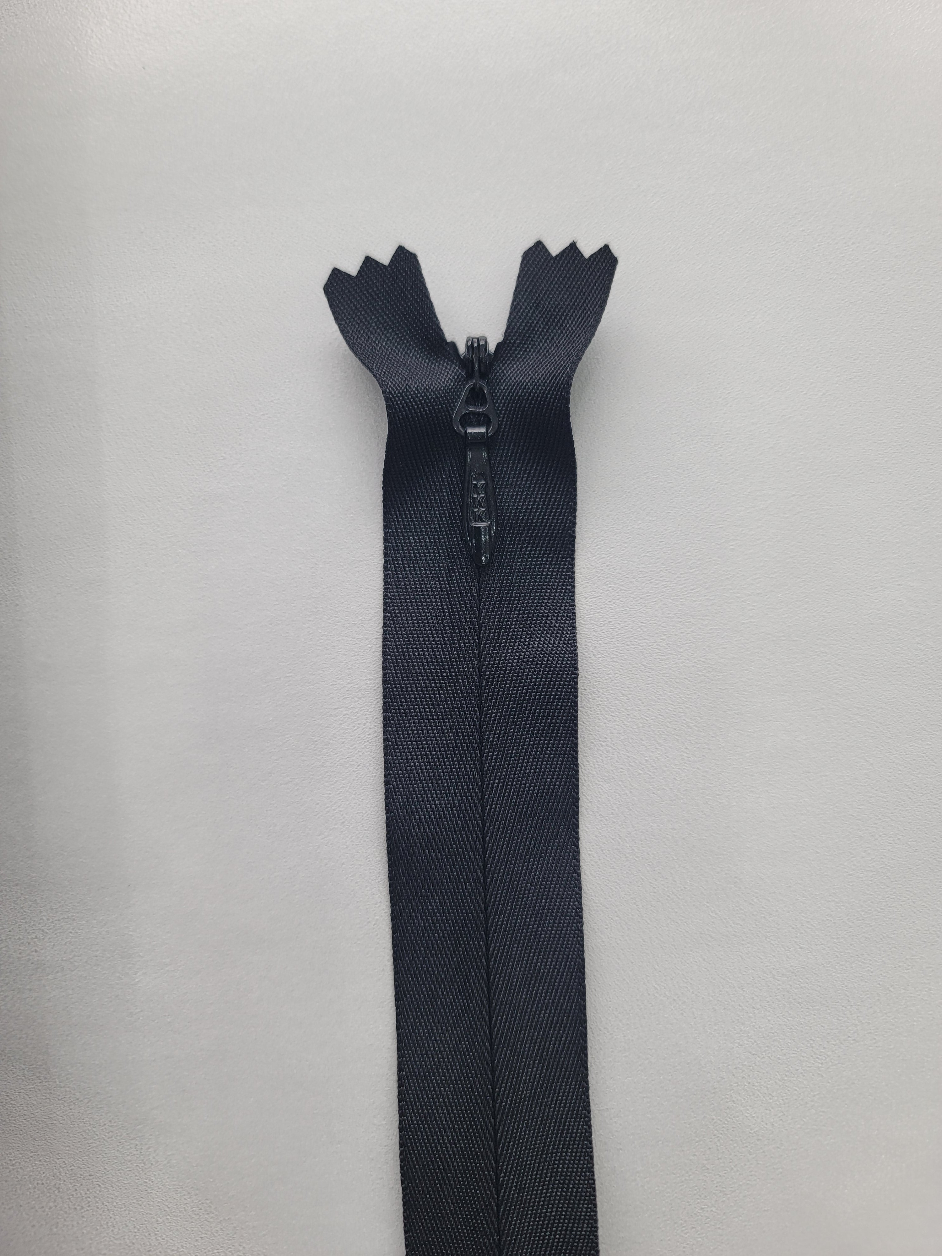 YKK Invisible Closed Ended Zipper – 60cm Length, Polyester Material