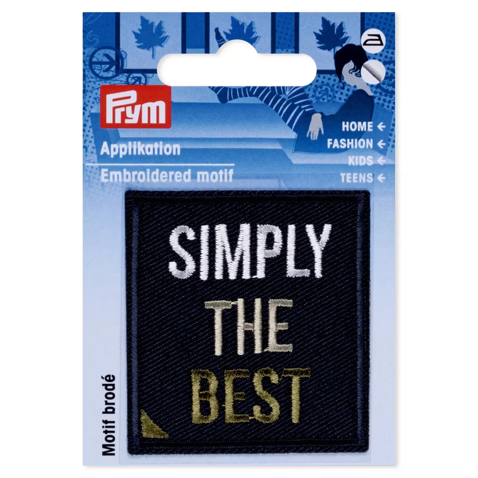 Prym Multicoloured Self-Adhesive Appliqué – Simply Design by Galedi Pins
