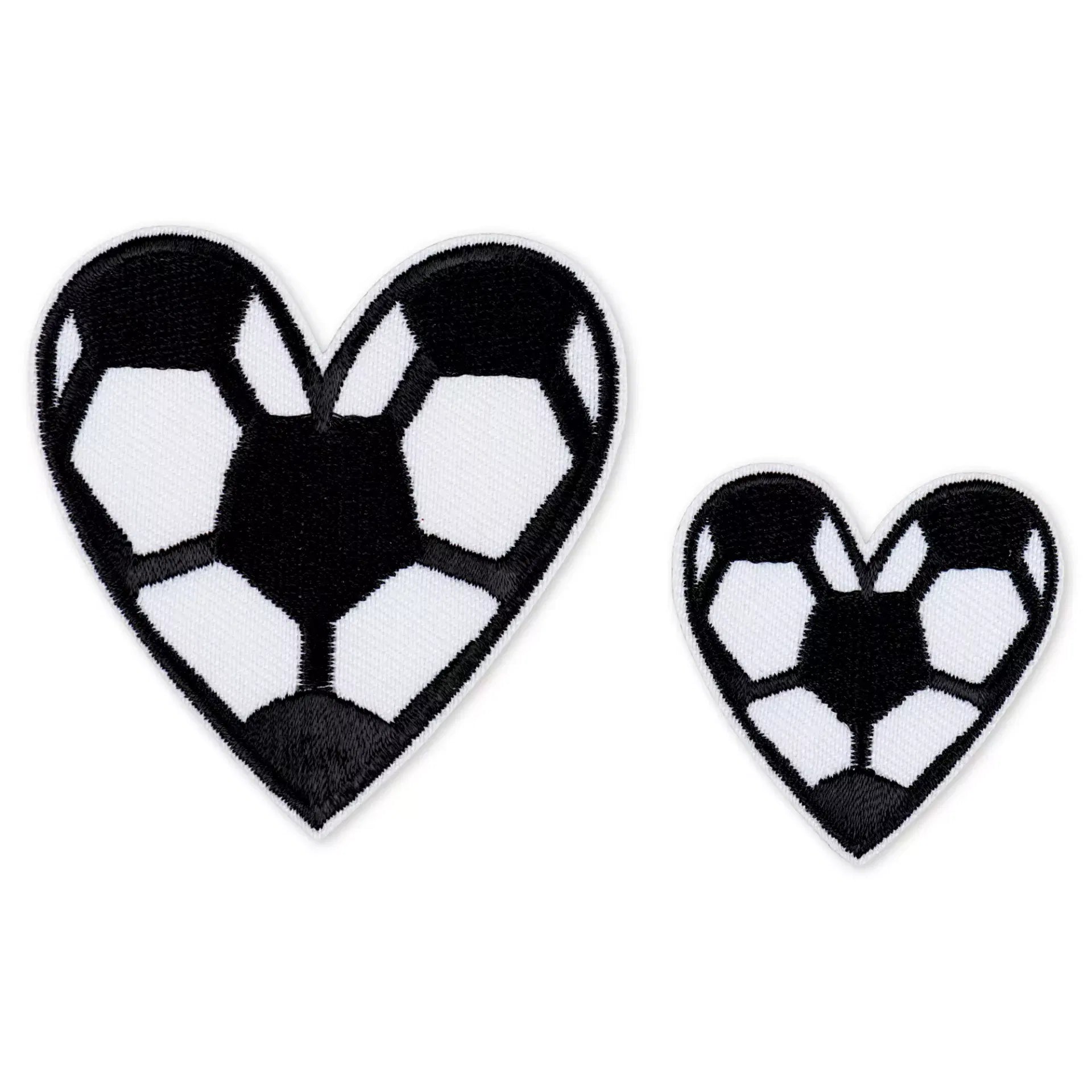 Prym Appliqué, soccer, black/white Patch Patches