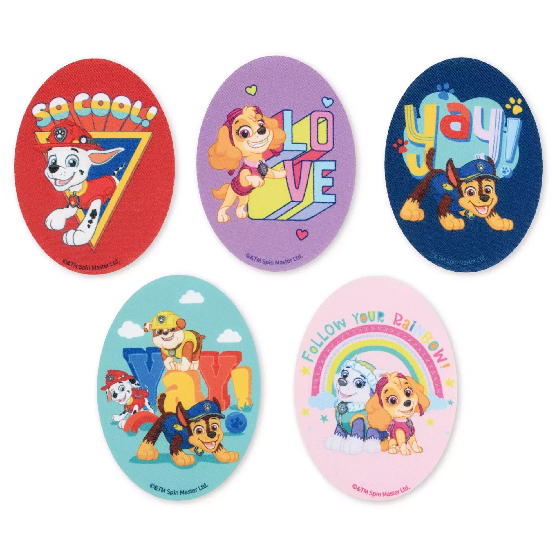 Prym Appliqués printed Paw Patrol, Oval / Random Picture