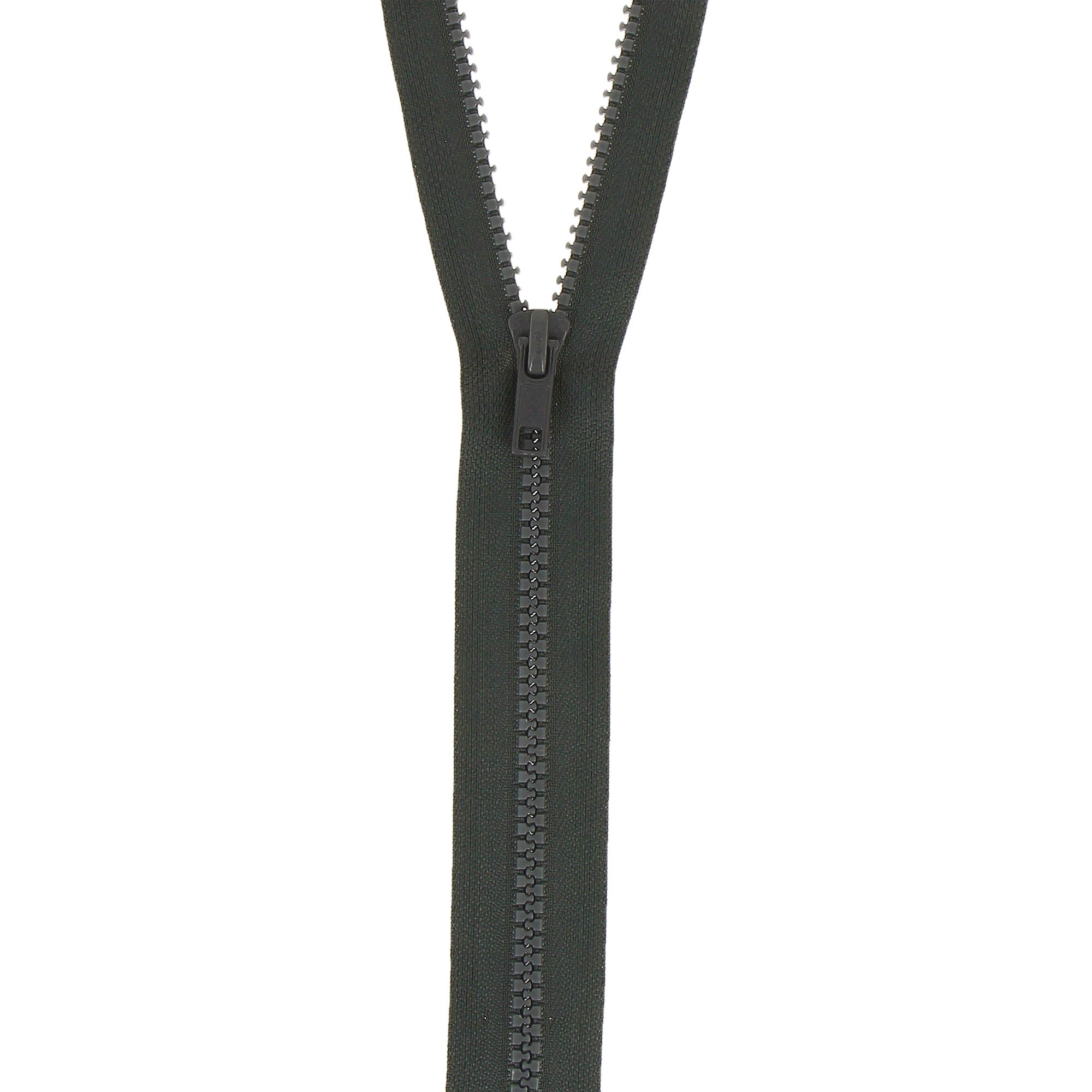 Milward 45cm Chunky Open-End Zip – Medium Weight Plastic Jacket Zipper