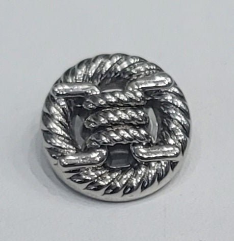ROUND BUTTON ALLOY, SILVER - Galedi Pins