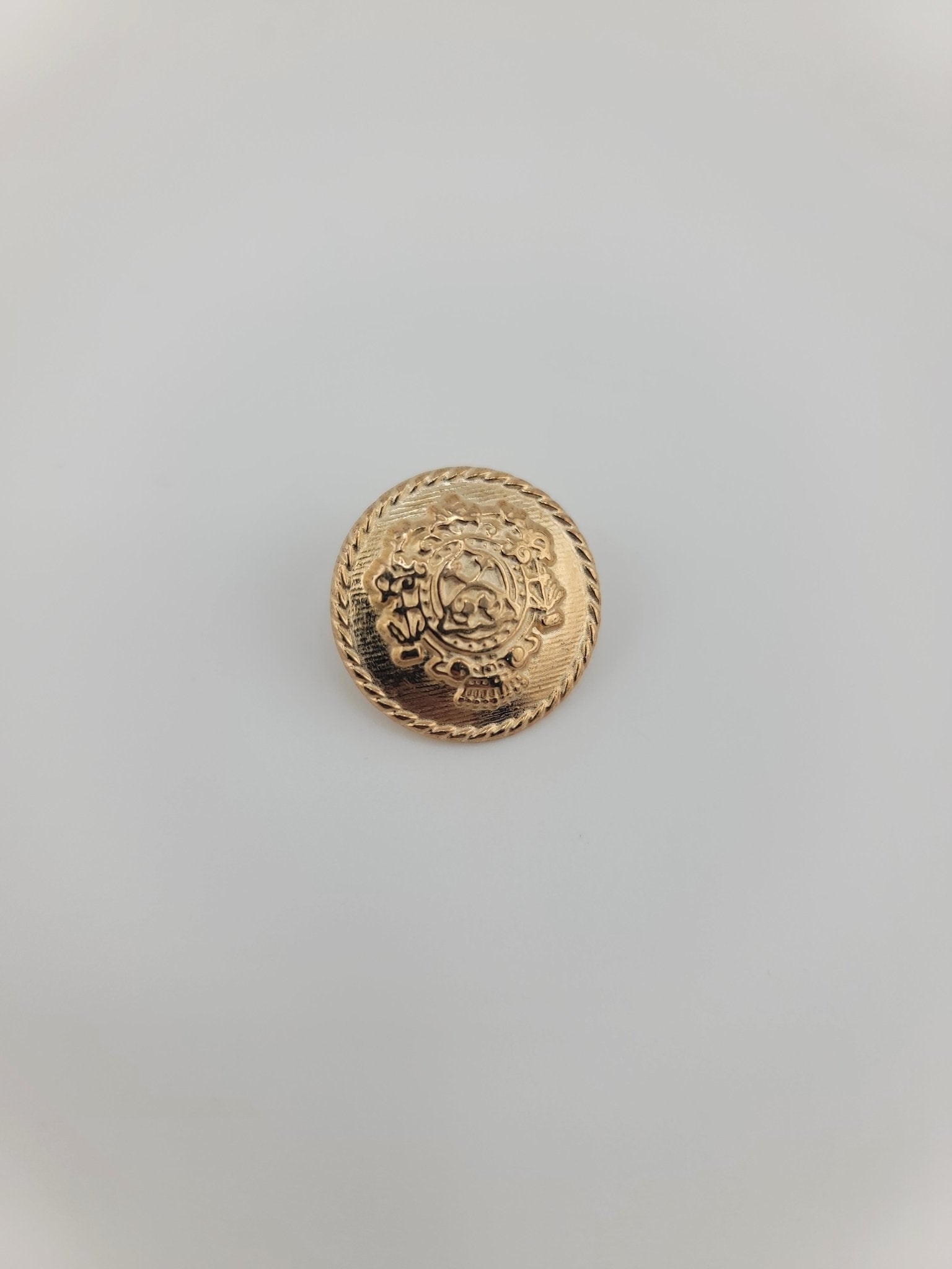 Metal/Golden Colour Button, 23mm - Galedi Pins