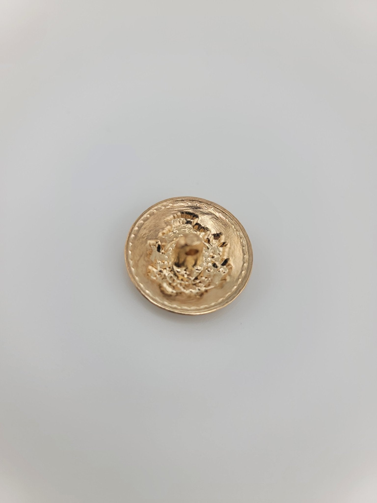 Metal/Golden Colour Button, 23mm - Galedi Pins