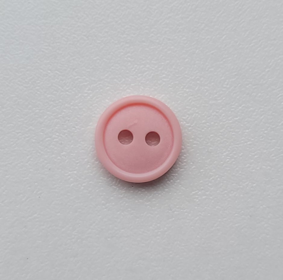 Polyester Button, 2 - holes, 11mm - Galedi Pins