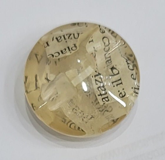 Glass Button, 27mm - Galedi Pins