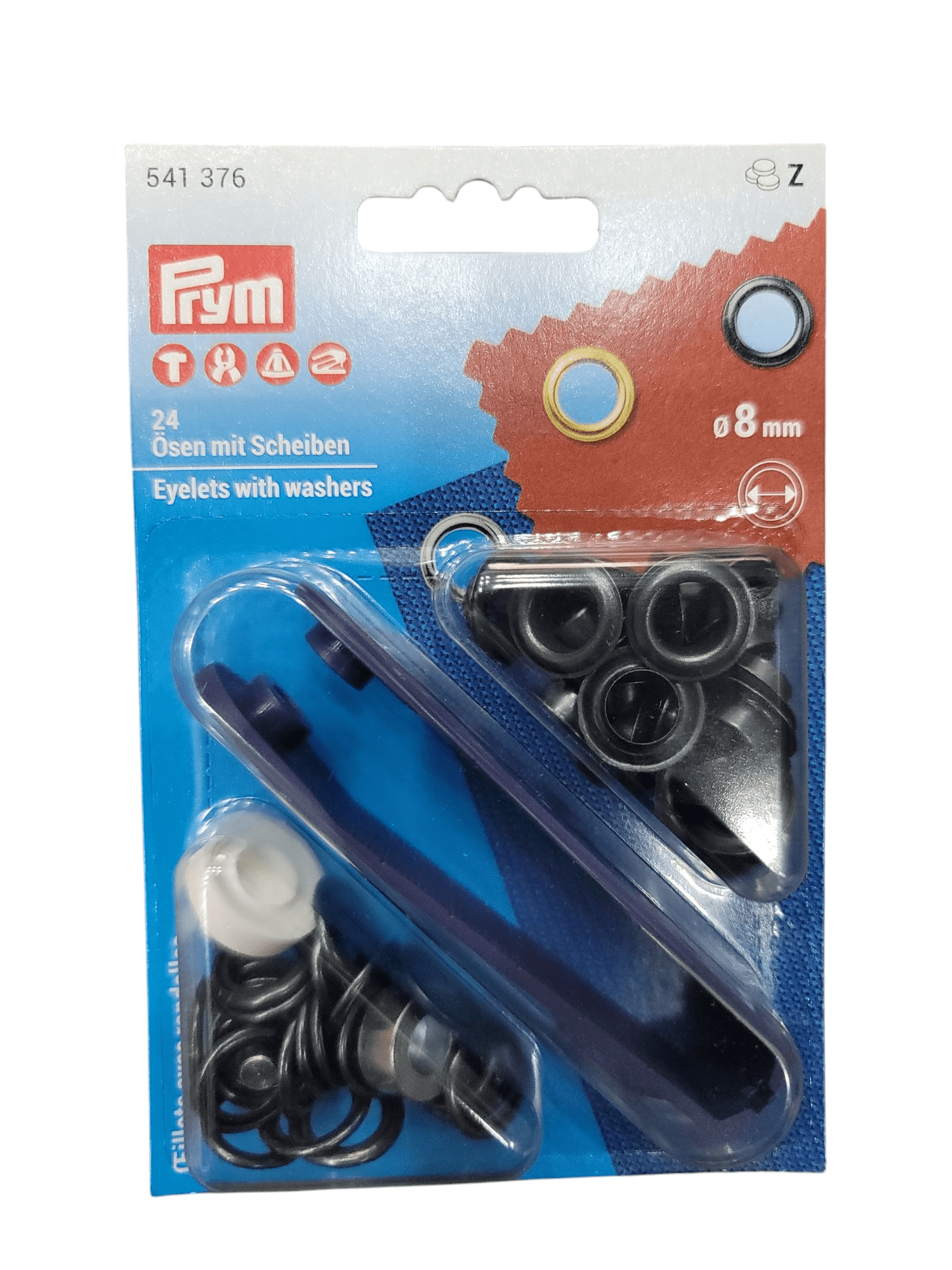 Eyelets and washers, 8.0mm - Galedi Pins