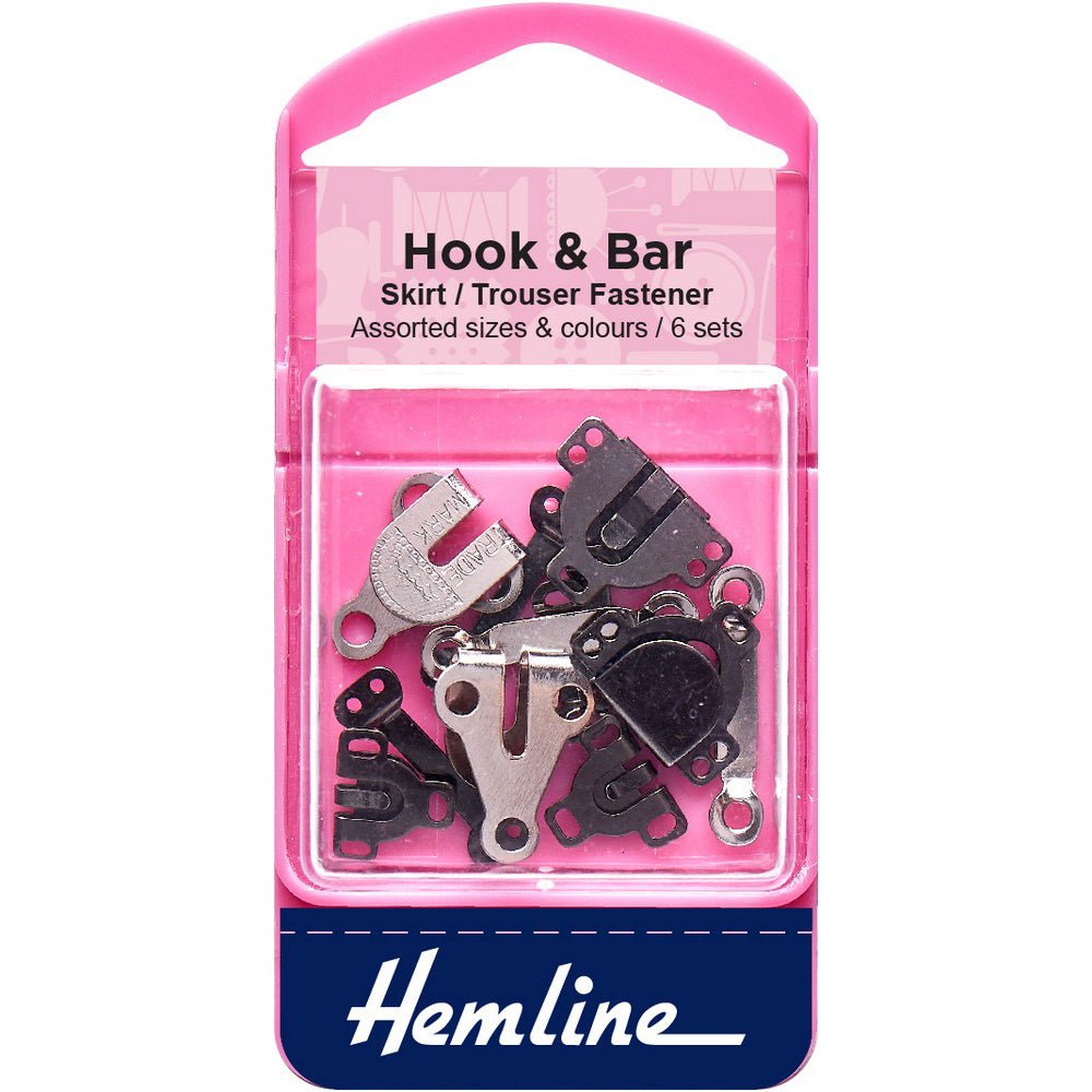 Hemline Hook and Bar - Skirt/Trouser Fastener - Galedi Pins