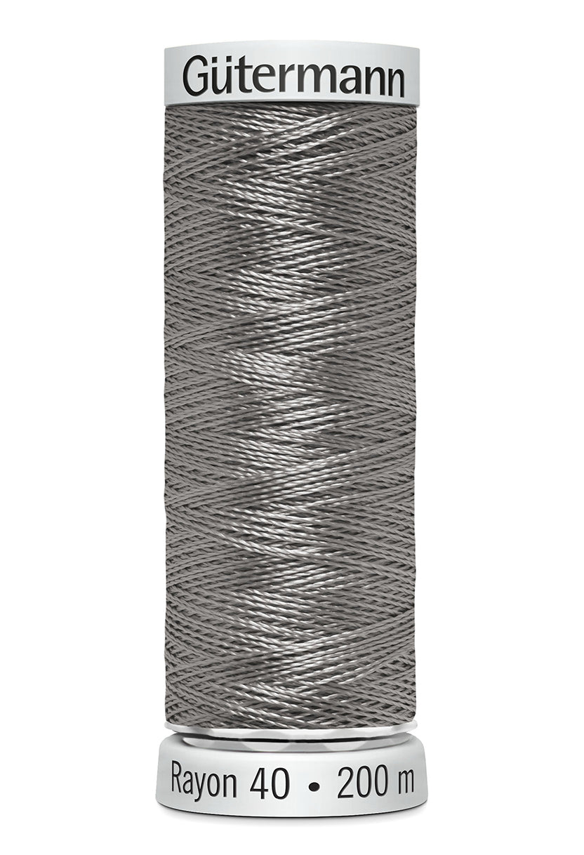Gutermann Machine Embroidery Thread, Rayon 40, Shiny, 200m (3) - Galedi Pins