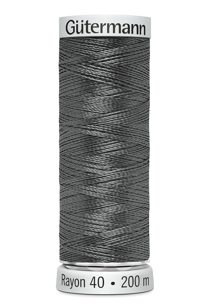 Gutermann Machine Embroidery Thread, Rayon 40, Shiny, 200m (3) - Galedi Pins