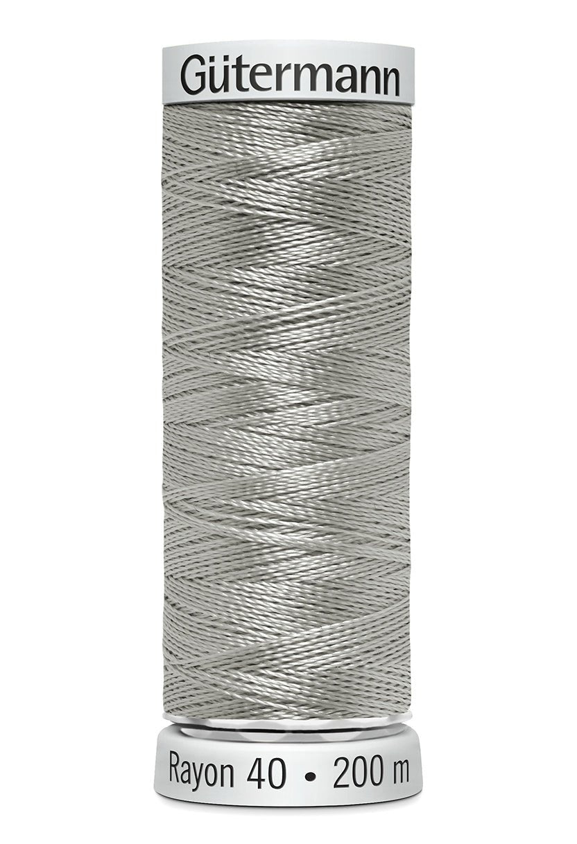 Gutermann Machine Embroidery Thread, Rayon 40, Shiny, 200m (3) - Galedi Pins