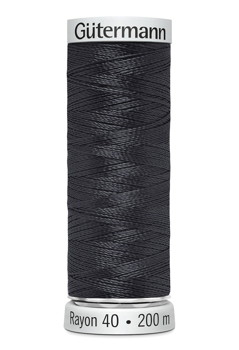 Gutermann Machine Embroidery Thread, Rayon 40, Shiny, 200m (3) - Galedi Pins