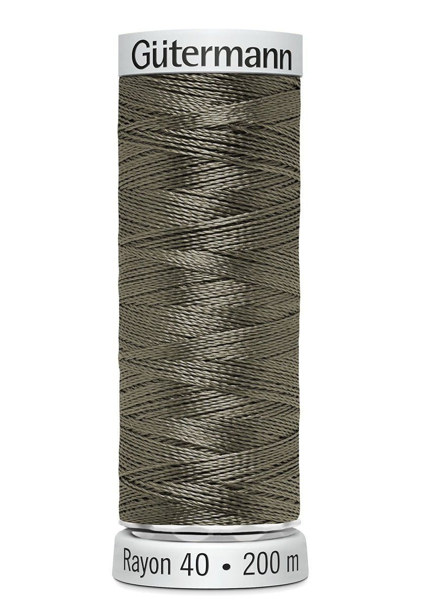 Gutermann Machine Embroidery Thread, Rayon 40, Shiny, 200m (3) - Galedi Pins