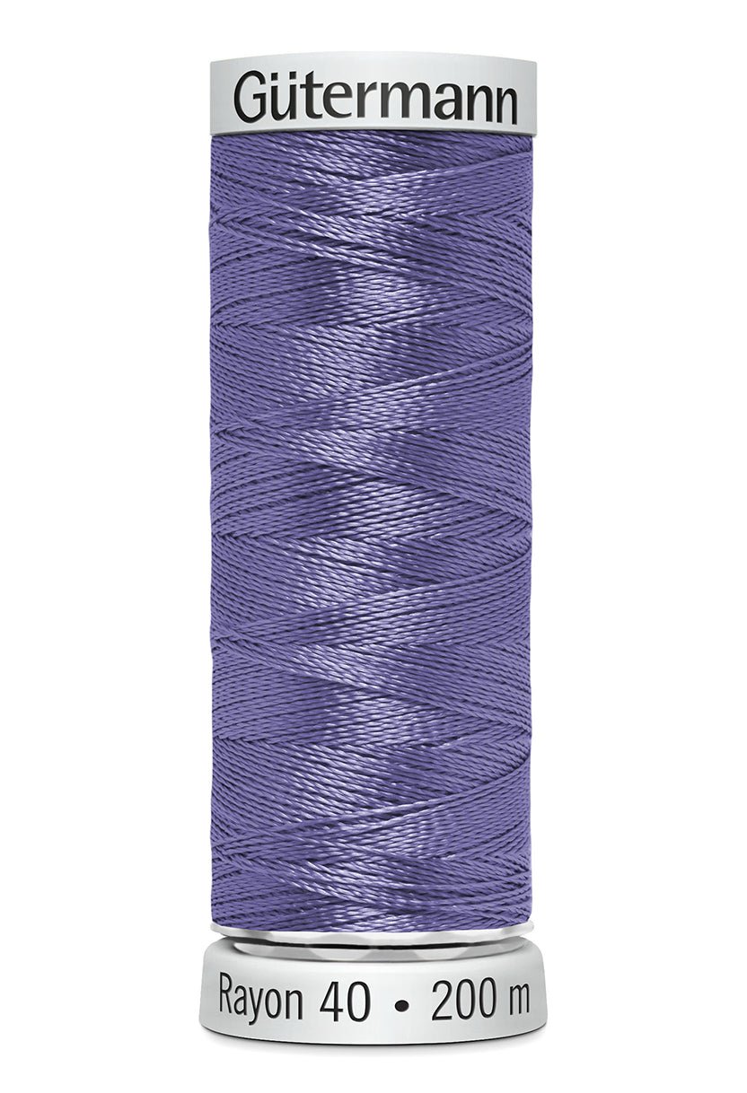 Gutermann Machine Embroidery Thread, Rayon 40, Shiny, 200m (2) - Galedi Pins