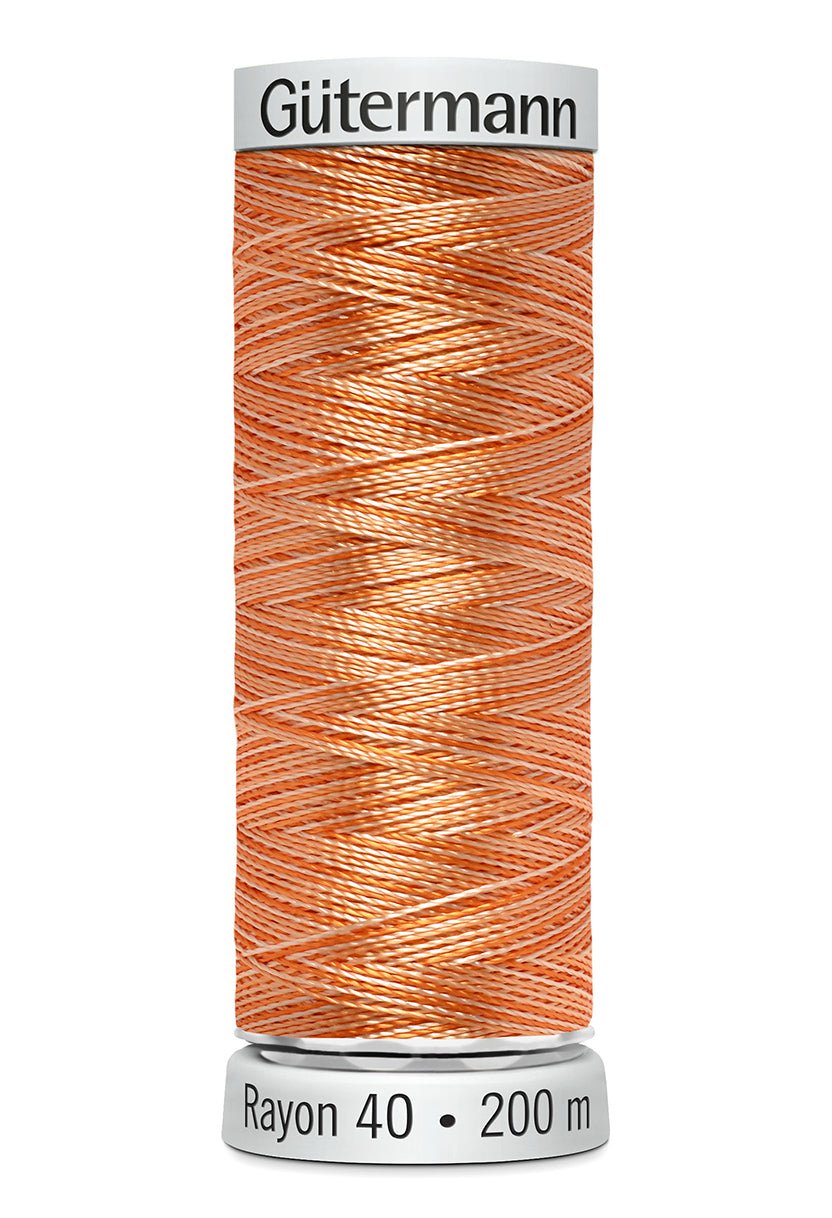 Gutermann Machine Embroidery Thread, Rayon 40, Shiny, 200m (3) - Galedi Pins
