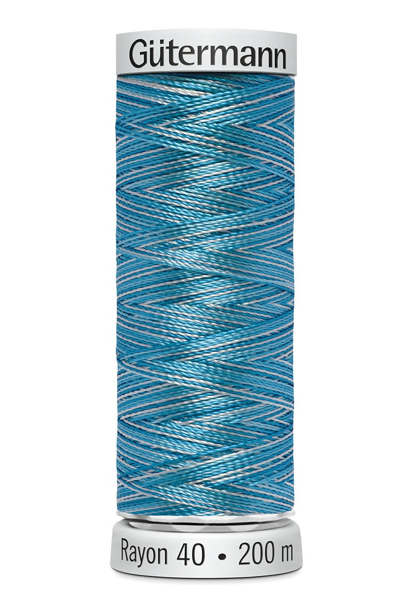 Gutermann Machine Embroidery Thread, Rayon 40, Shiny, 200m (3) - Galedi Pins