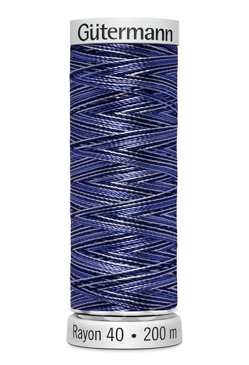 Gutermann Machine Embroidery Thread, Rayon 40, Shiny, 200m (3) - Galedi Pins