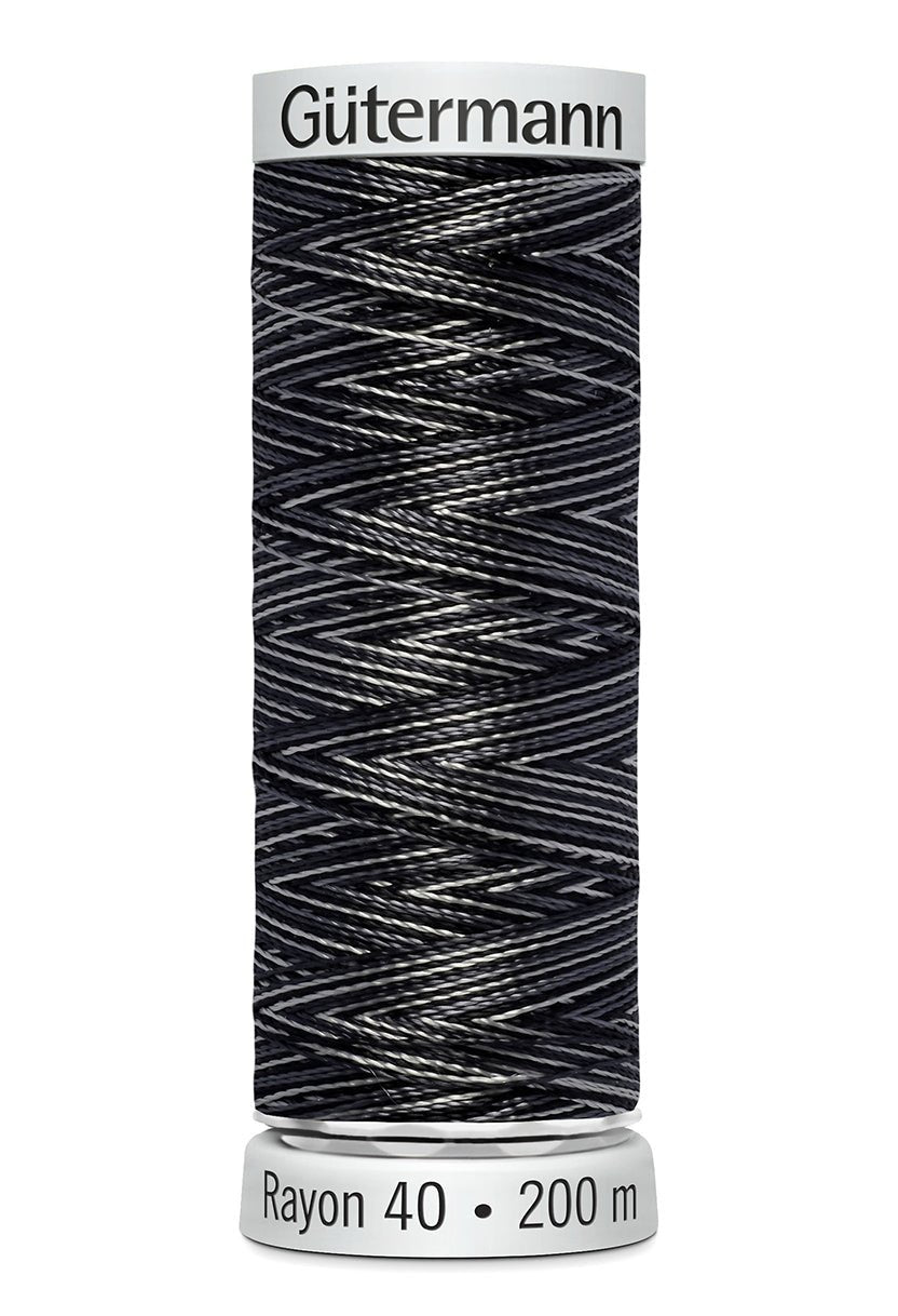 Gutermann Machine Embroidery Thread, Rayon 40, Shiny, 200m (3) - Galedi Pins