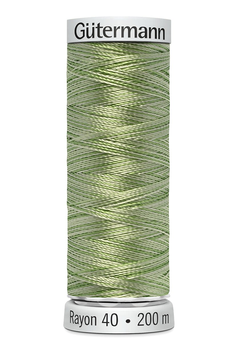 Gutermann Machine Embroidery Thread, Rayon 40, Shiny, 200m (3) - Galedi Pins
