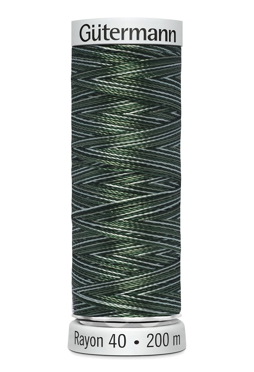 Gutermann Machine Embroidery Thread, Rayon 40, Shiny, 200m (3) - Galedi Pins