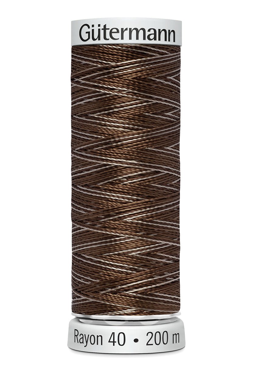 Gutermann Machine Embroidery Thread, Rayon 40, Shiny, 200m (3) - Galedi Pins