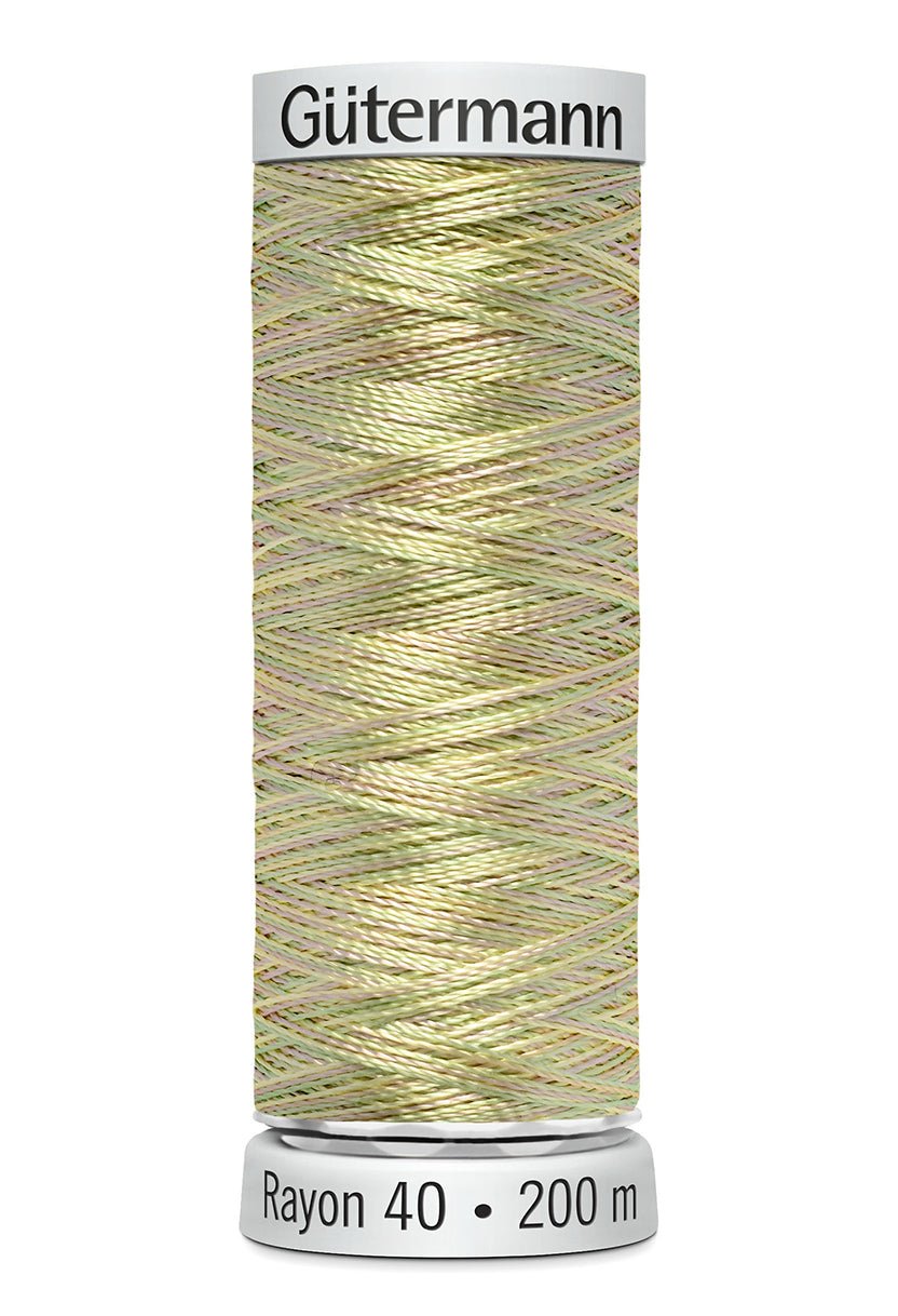 Gutermann Machine Embroidery Thread, Rayon 40, Shiny, 200m (3) - Galedi Pins