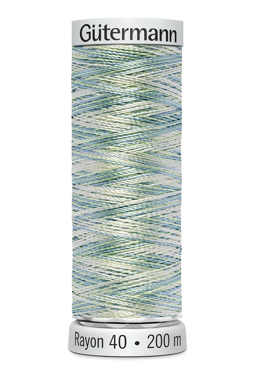 Gutermann Machine Embroidery Thread, Rayon 40, Shiny, 200m (3) - Galedi Pins