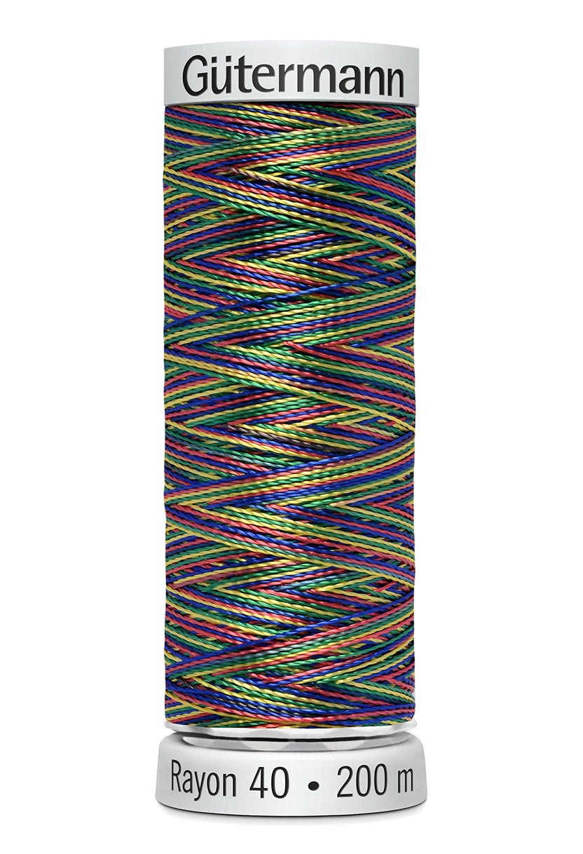 Gutermann Machine Embroidery Thread, Rayon 40, Shiny, 200m (3) - Galedi Pins
