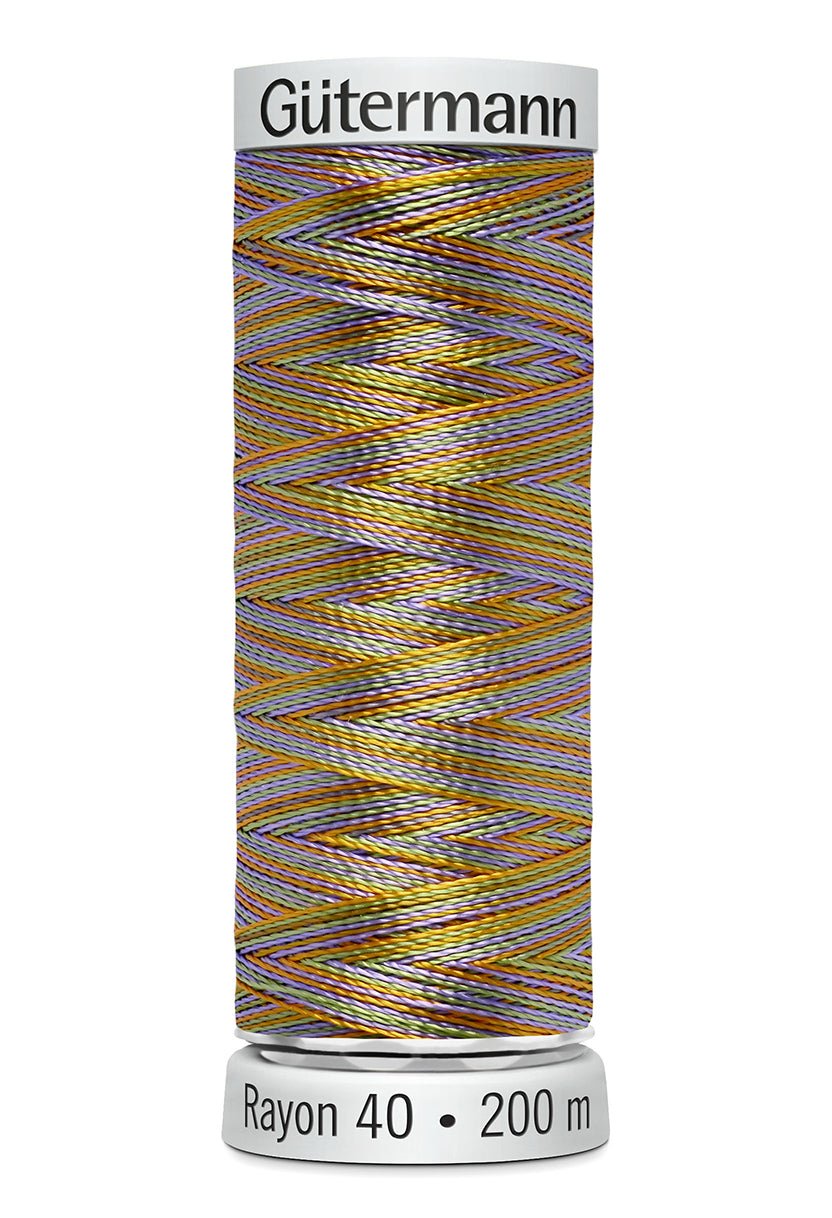 Gutermann Machine Embroidery Thread, Rayon 40, Shiny, 200m (3) - Galedi Pins