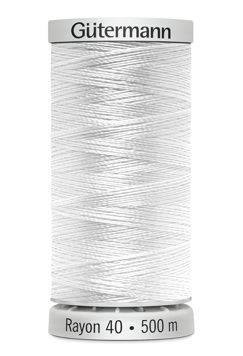 Gutermann Machine Embroidery Thread, Rayon 40, 500m - Galedi Pins