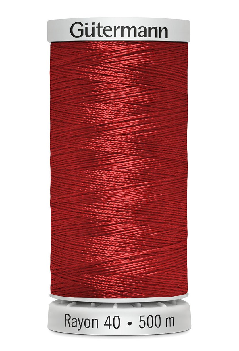 Gutermann Machine Embroidery Thread, Rayon 40, 500m - Galedi Pins