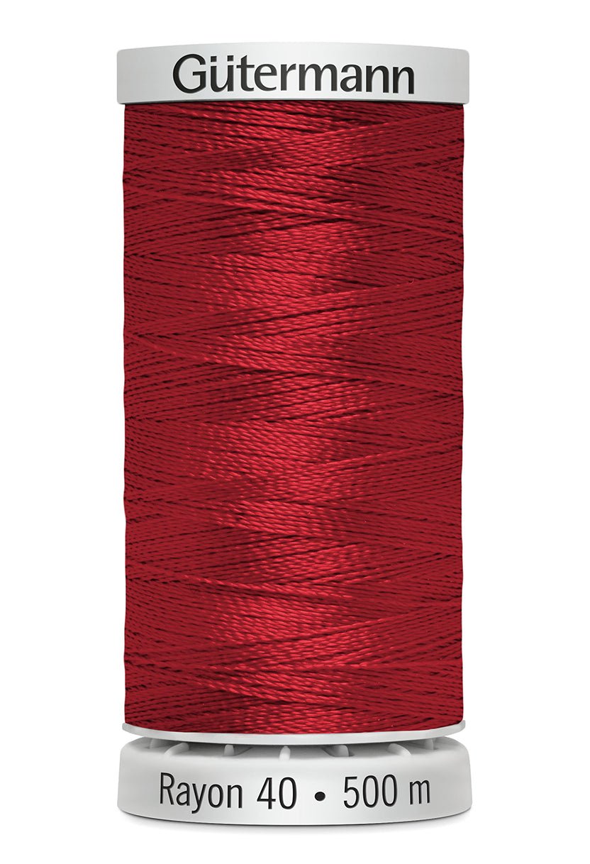 Gutermann Machine Embroidery Thread, Rayon 40, 500m - Galedi Pins