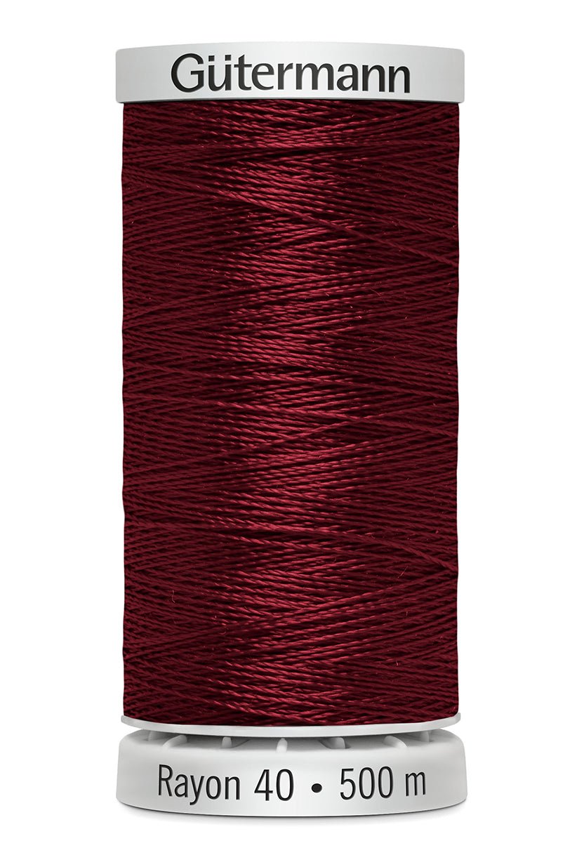 Gutermann Machine Embroidery Thread, Rayon 40, 500m - Galedi Pins