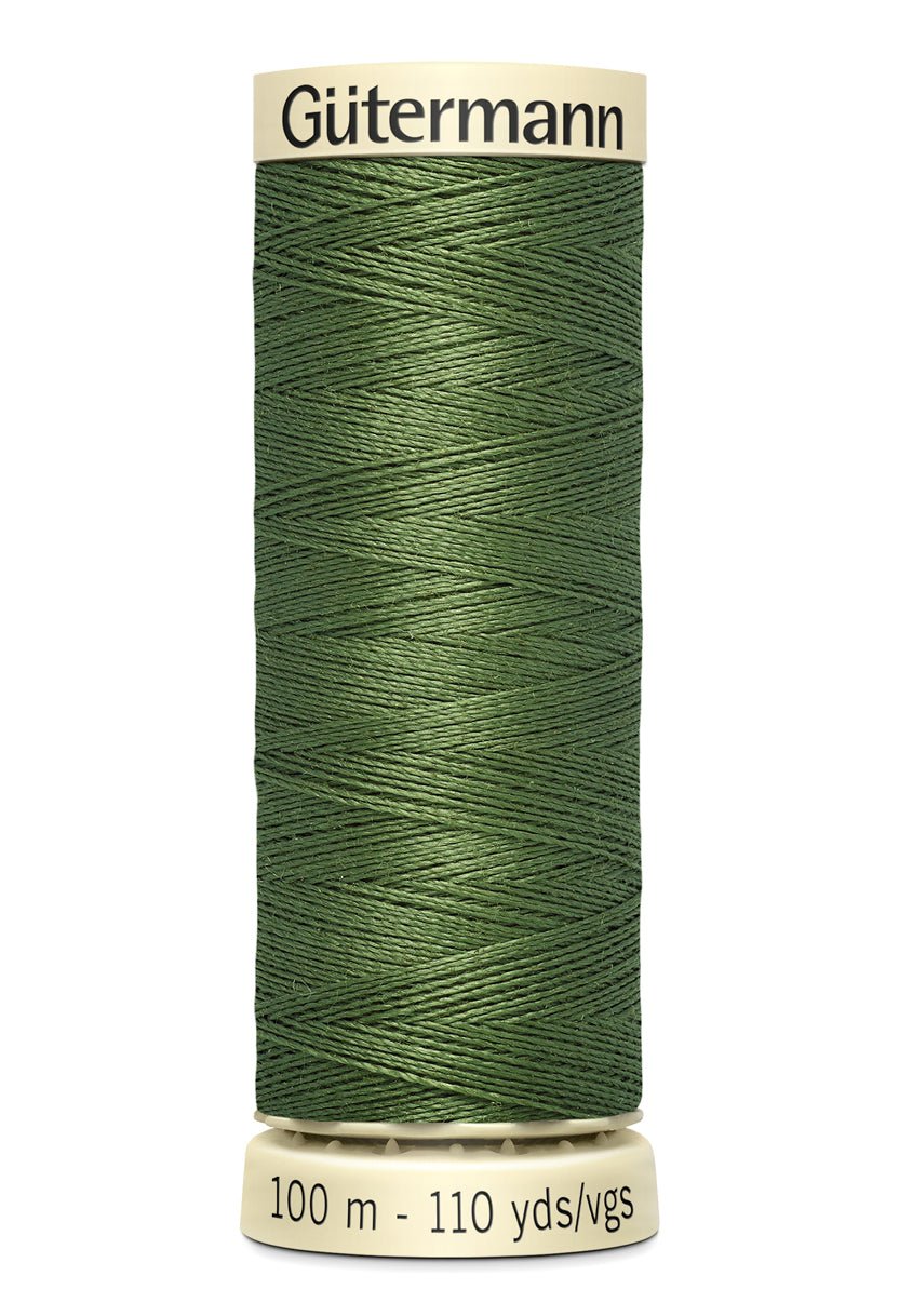 Gutermann Sew-All thread in green, 100m spool.