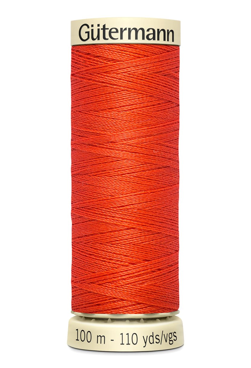 Gütermann Sew-All thread spool in orange, 100m.