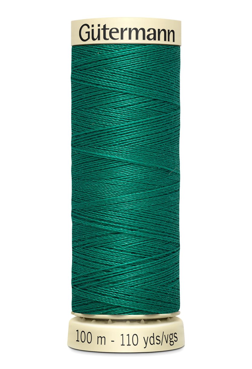 Gutermann Sew-All thread, 100m, green polyester sewing thread.