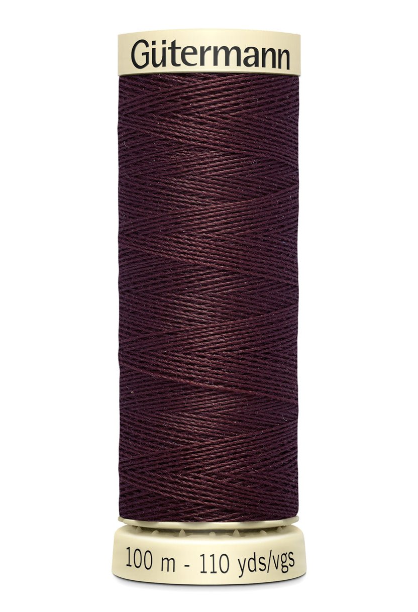Gütermann Sew-All thread spool in dark red, 100m.