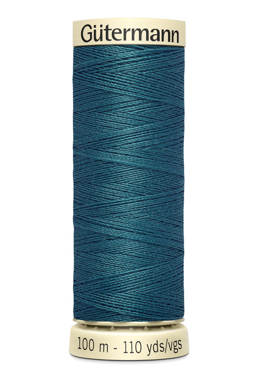 Gutermann Sew-All thread in teal, 100m spool.