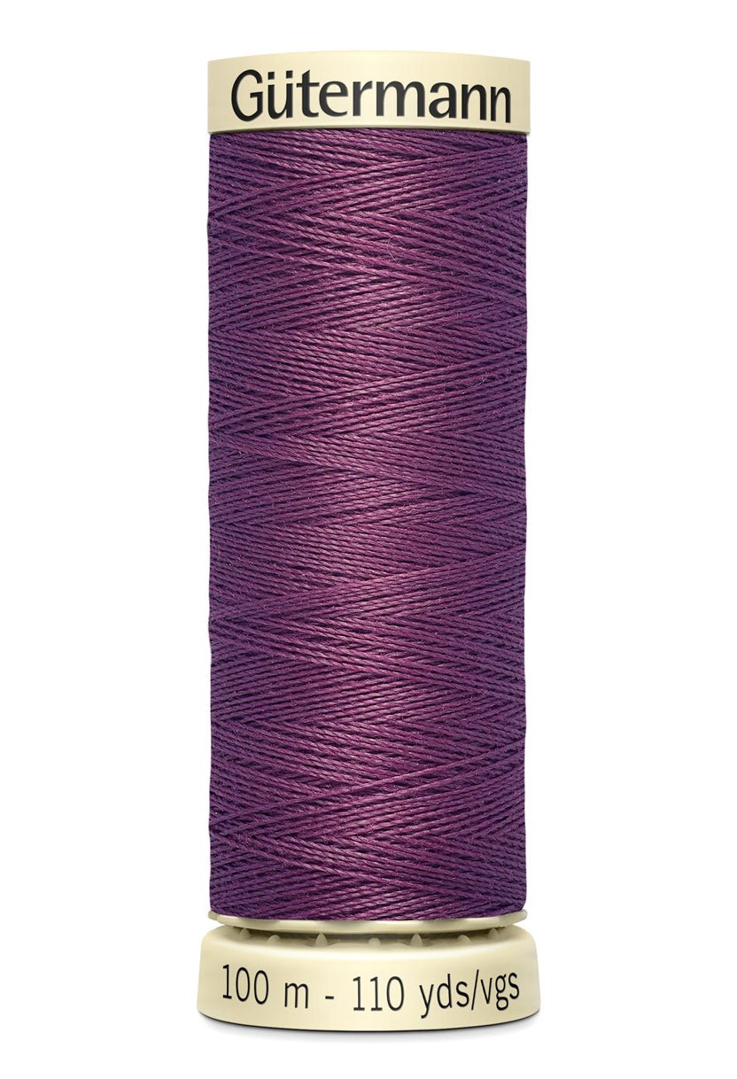Gütermann Sew-All thread spool in purple, 100m.
