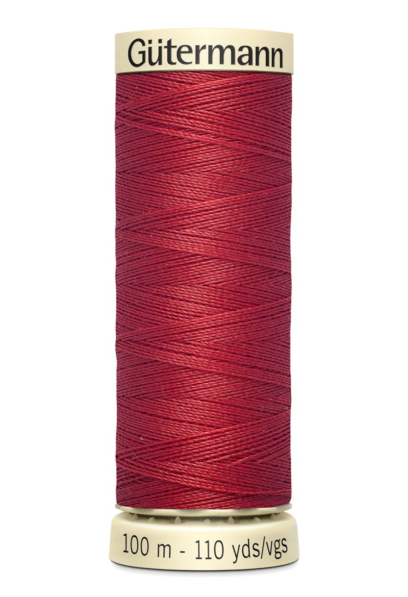 Gütermann Sew-All thread, 100% polyester, 100m spool, red.