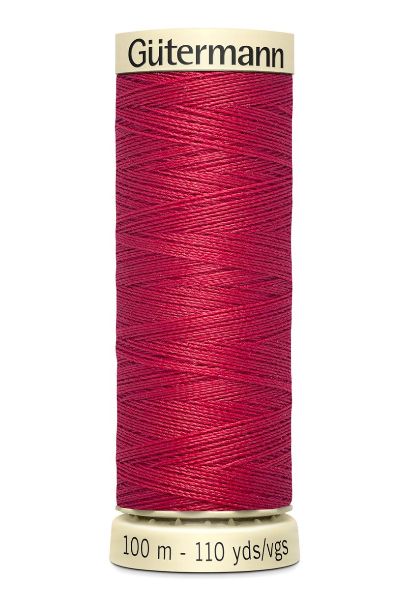 Gütermann Sew-All thread, 100% polyester, 100m spool, red.