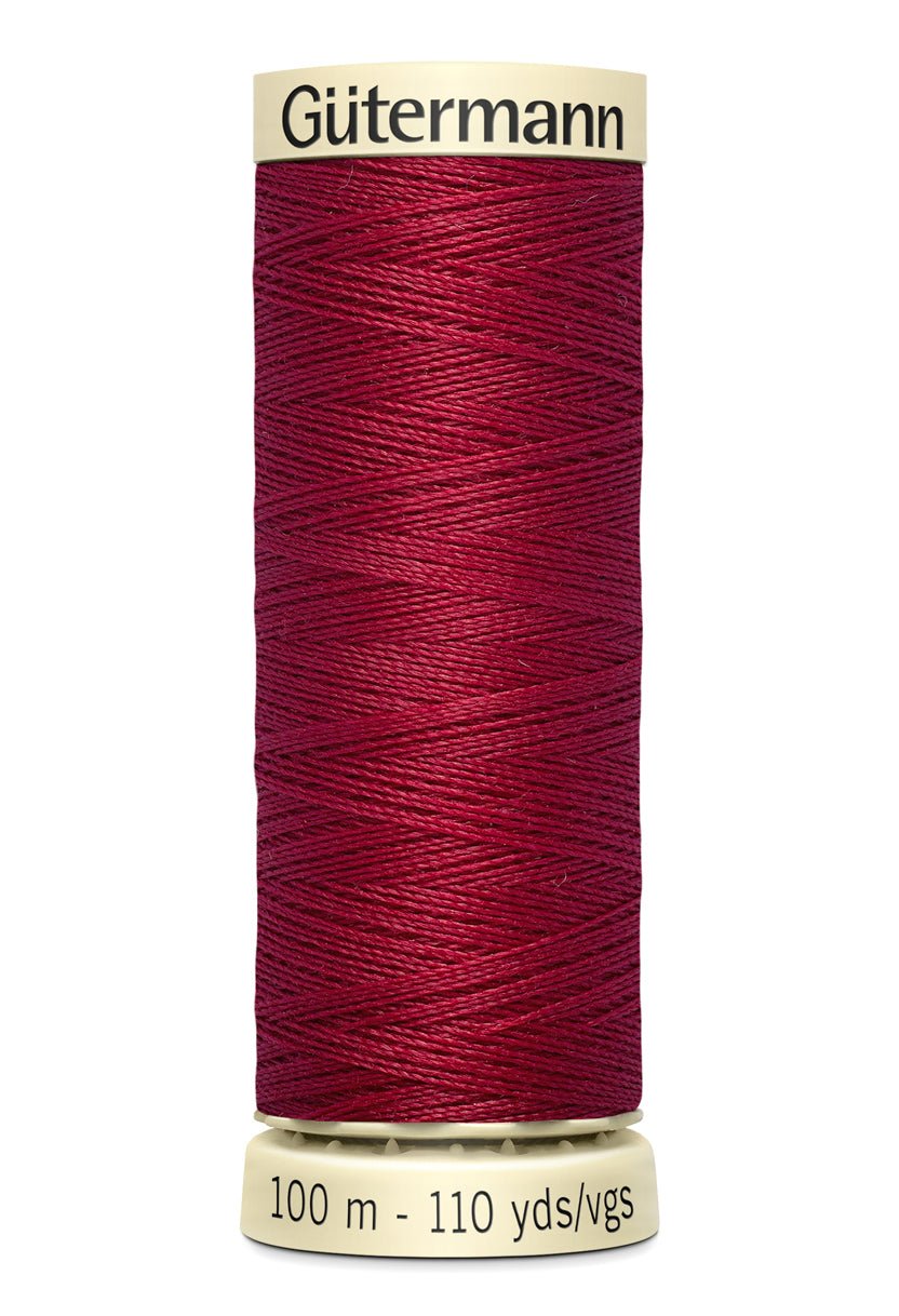 Gütermann Sew-All thread spool in dark red, 100m.