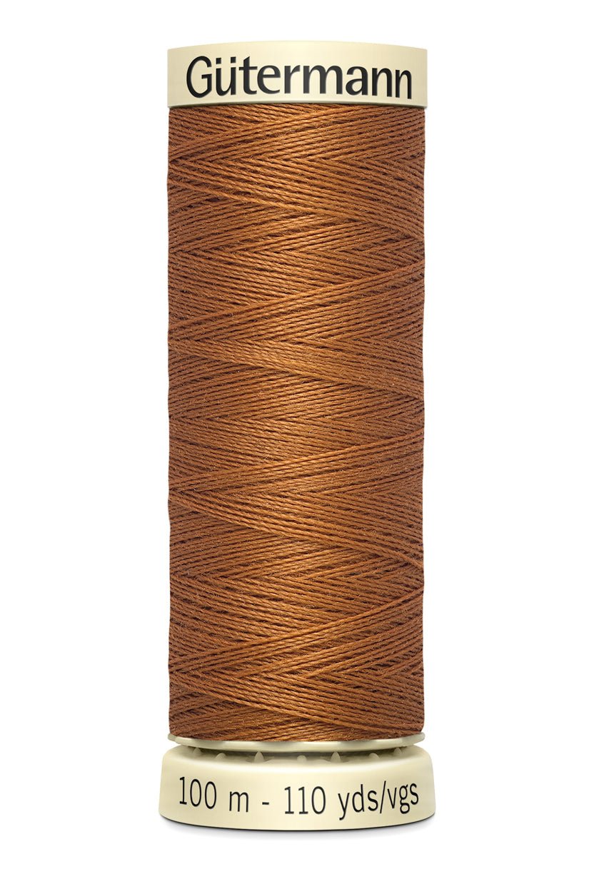 Gutermann Sew-All thread in brown, 100m spool.