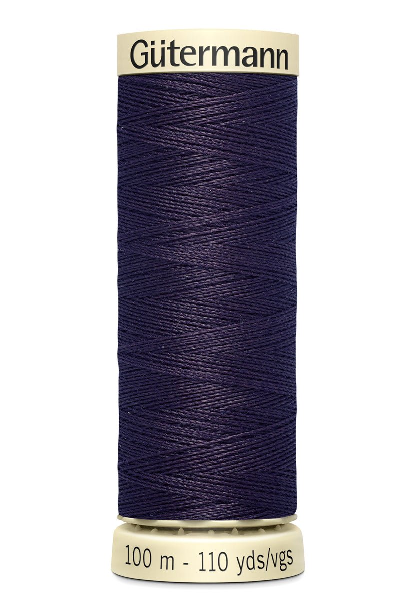 Gütermann Sew-All thread spool in dark purple, 100m.